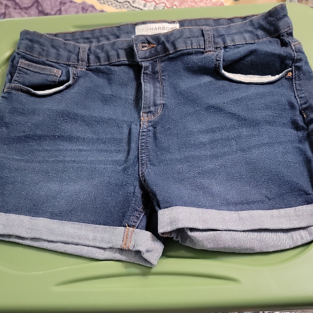 Sag Harbor Women's Blue Denim Shorts